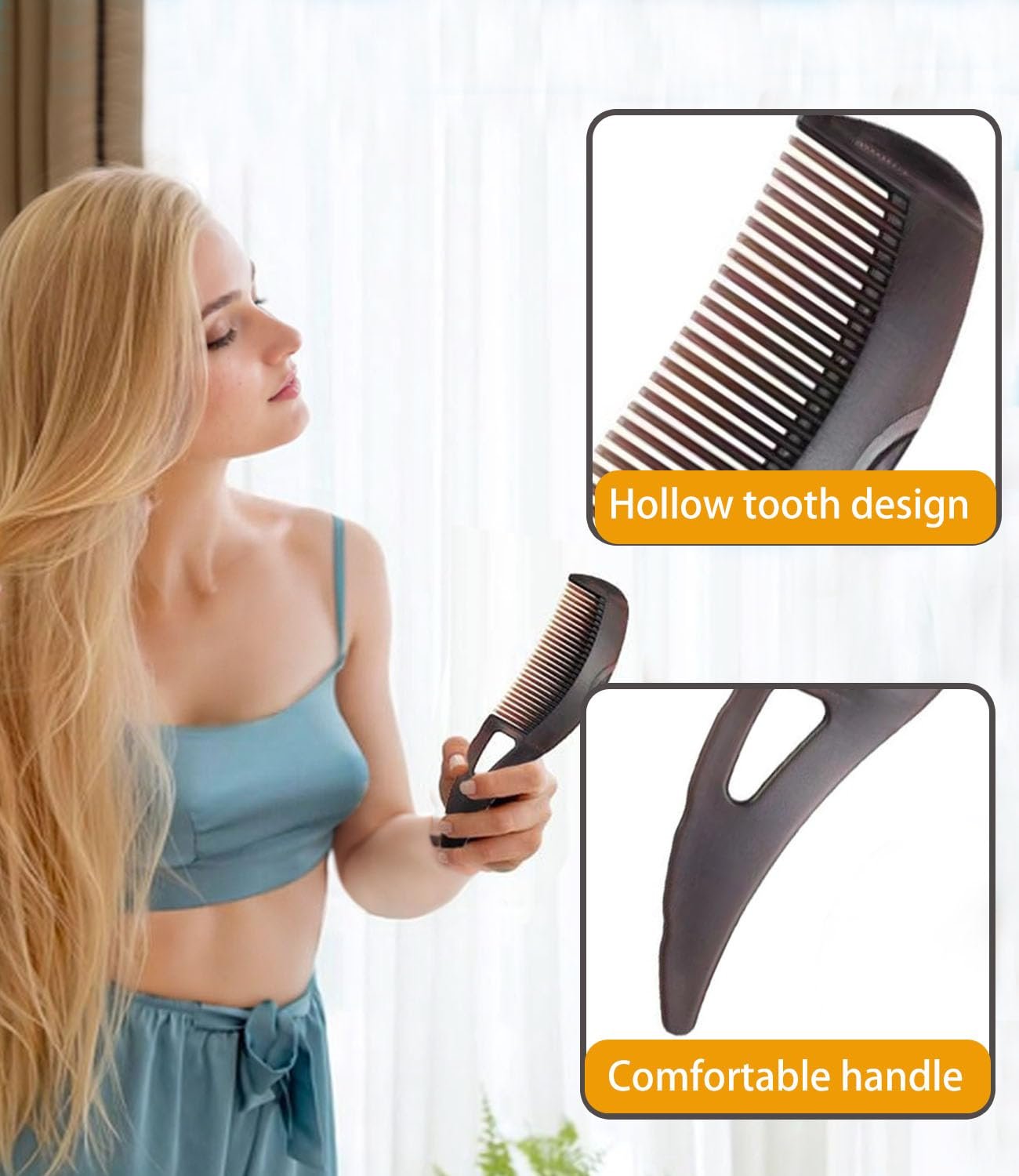 Dandruff Comb Fine Tooth Scalp Detox Comb Massage Hair
