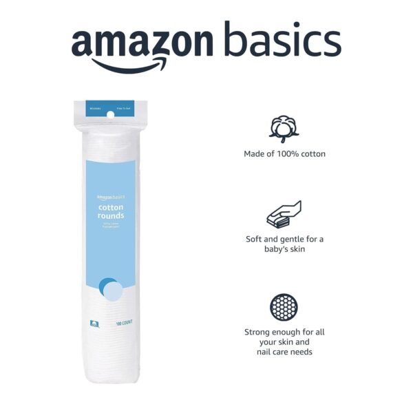 Amazon Hypoallergenic 100% Cotton Rounds for Makeup