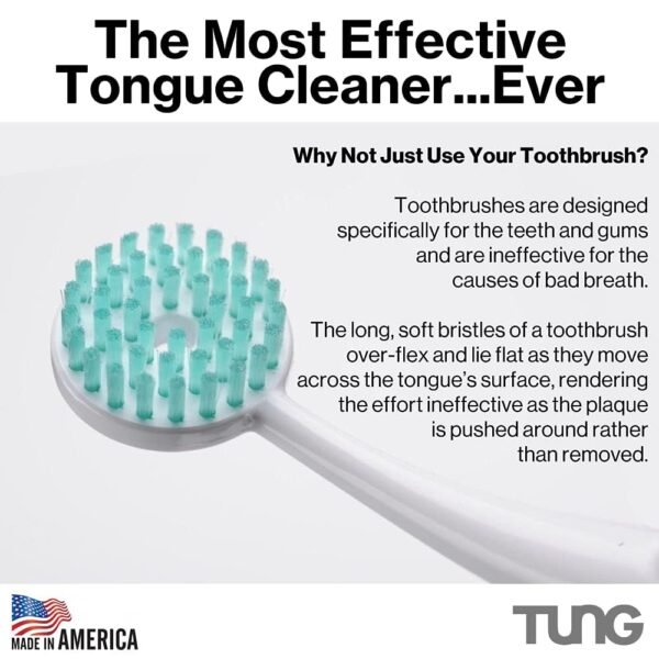 Tung Tongue Brush & Gel Kit | Tongue Cleaner for Adults - Image 5