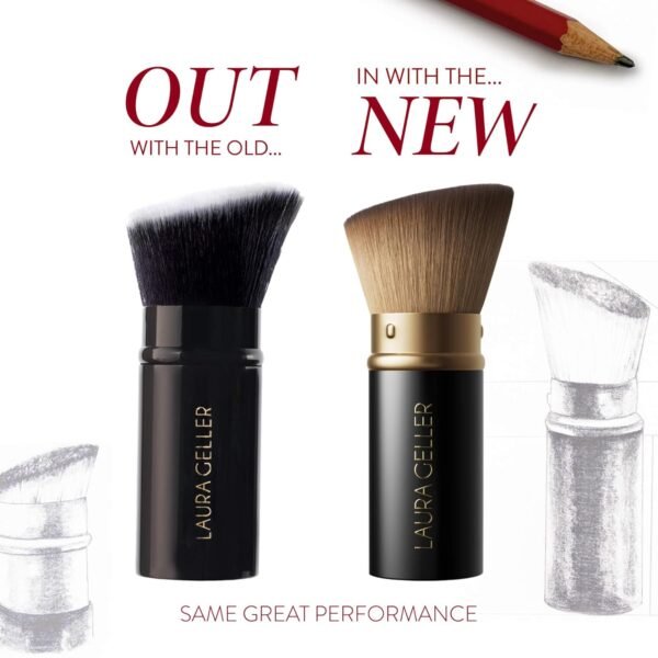 LAURA GELLER NEW YORK Retractable Black Kabuki Brush - Image 8