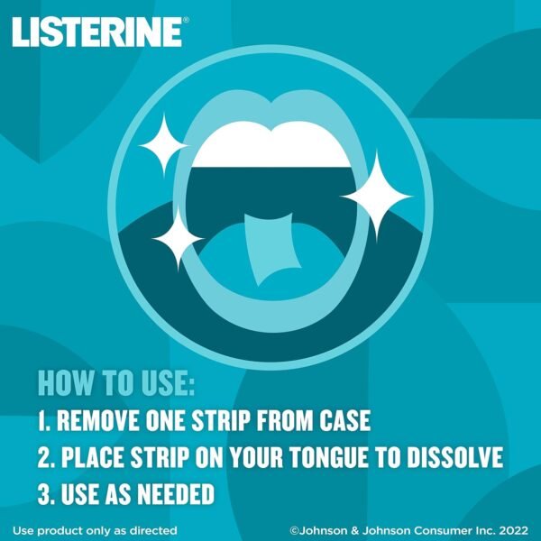 Cool Mint PocketPaks Portable Breath Strips for Bad Breath - Image 7