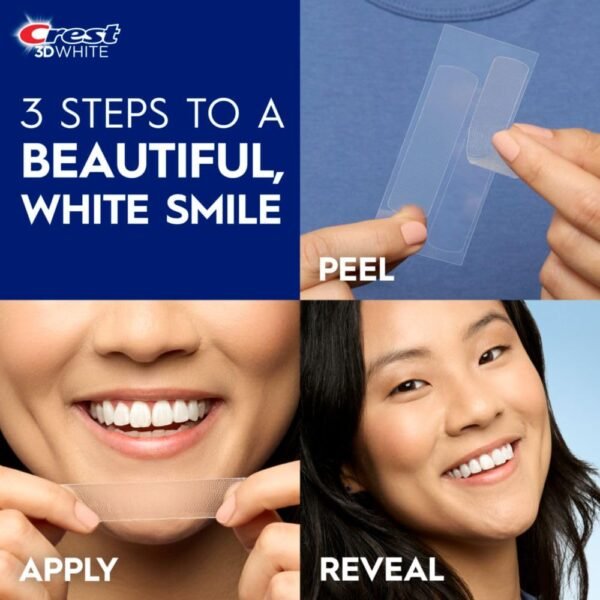 Teeth Whitening Strip Kit, 44 Strips (22 Count Pack) - Image 3