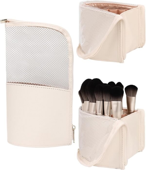 Makeup Brush Holder ,Portable Make-up Organizer Bag