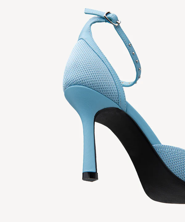 Minimalist Ankle Strap Heeled Sandals