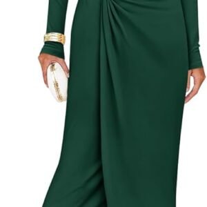 ZESICA Women's 2025 Fall Long Sleeve Bodycon