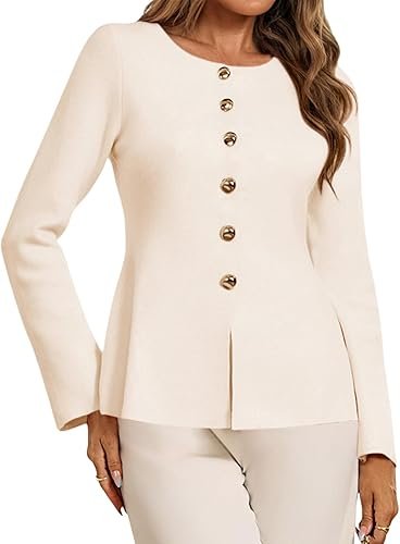 Cicy Bell Womens Button Up Cardigan Sweaters - Image 12