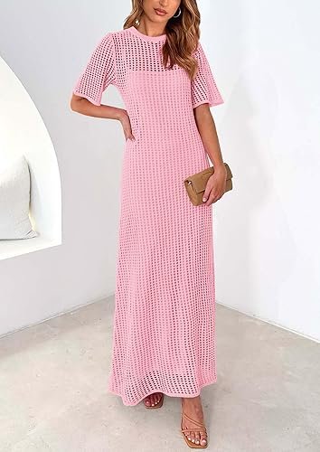 PRETTYGARDEN Womens Eyelet Cover Up Dress 2025 - Image 5