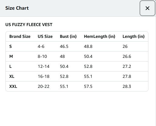 Hongqizo Womens Fuzzy Fleece Vest Casual Oversized