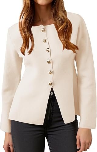 Cicy Bell Womens Button Up Cardigan Sweaters - Image 13