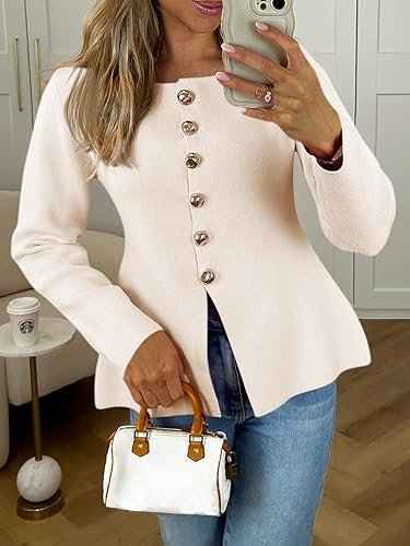 Cicy Bell Womens Button Up Cardigan Sweaters - Image 11