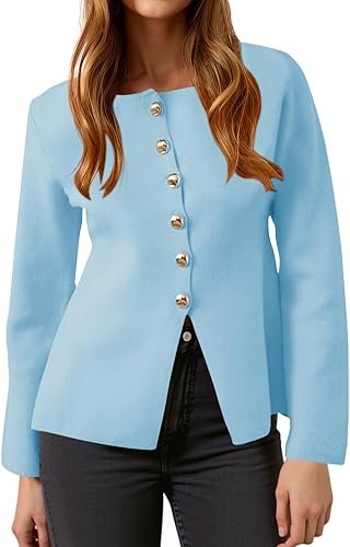 Cicy Bell Womens Button Up Cardigan Sweaters - Image 5