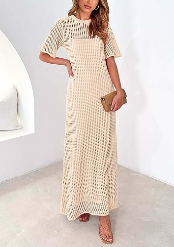 PRETTYGARDEN Womens Eyelet Cover Up Dress 2025 - Image 6