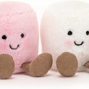 Jellycat Amuseables Pink and White Marshmallows Stuffed