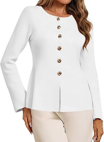 Cicy Bell Womens Button Up Cardigan Sweaters - Image 8