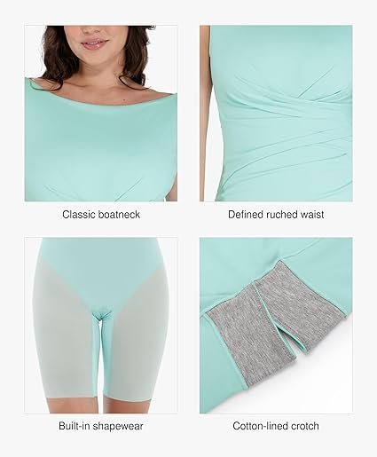 Popilush Long Dresses for Women - Ruched Bodycon - Image 7