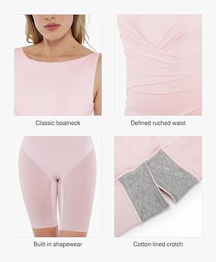 Popilush Long Dresses for Women - Ruched Bodycon - Image 4