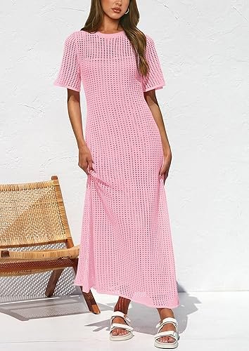 PRETTYGARDEN Womens Eyelet Cover Up Dress 2025 - Image 4