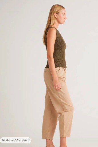 Cotton Cashmere Ribbed Tank - Image 3