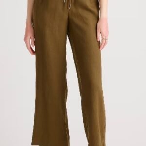 100% European Linen Wide Leg Pants