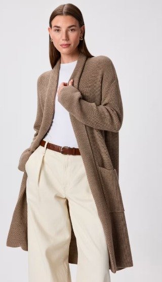 Australian Merino Wool Duster Cardigan