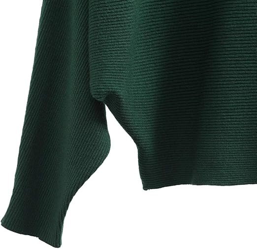 Ckikiou Womens Lightweight Oversized Boat Neck Sweaters