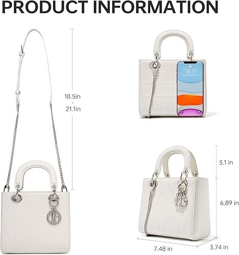 Genuine Leather Handbag for Women,Ladies Top Handle - Image 6