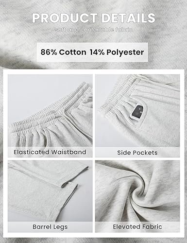 SeekMe Women's Barrel Leg Sweatpant Drawstring