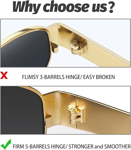 BUTABY Retro Oval Sunglasses for Women Men Designer - Image 5