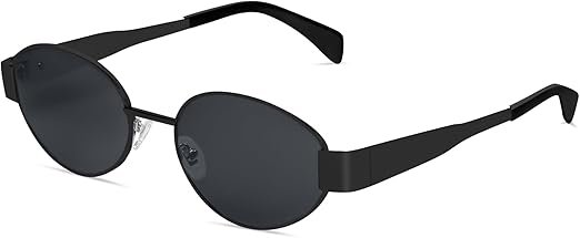 BUTABY Retro Oval Sunglasses for Women Men Designer - Image 4