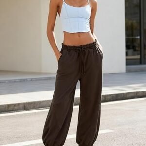 Tanming Womens Baggy Sweatpants Barrel Leg