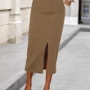 Corduroy Skirt Women Fall Fashion High Waisted