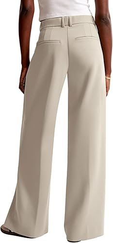 NIMIN Women Wide Leg Pants High Waisted Business