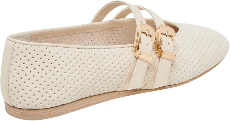 UBWDU Suede Mary Jane Flats for Women Toe Ballet Flats - Image 6